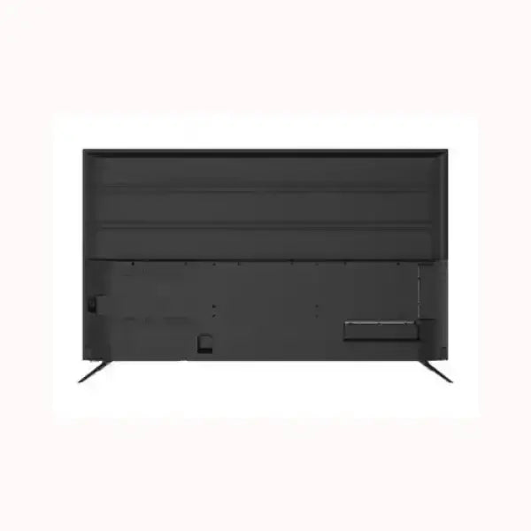 Smart Tech televisore modello SMT-43F30UV2M1B1 vista posteriore con supporti neri