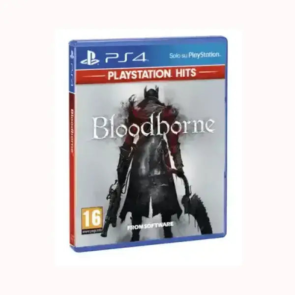 Gioco Bloodborne per PlayStation 4 con custodia blu originale SONY ed etichetta PlayStation Hits