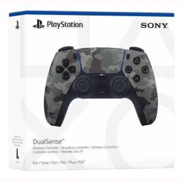 Controller wireless Sony DualSense Camouflage per PS5 con design ergonomico e pulsanti avanzati