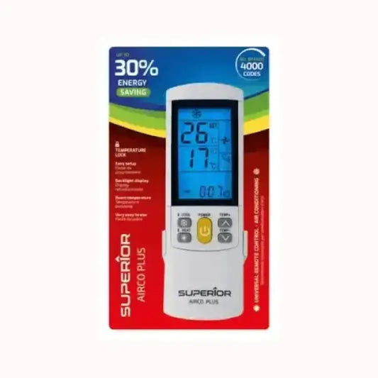 Telecomando Superior Airco Plus con display retroilluminato per accessori elettrodomestici