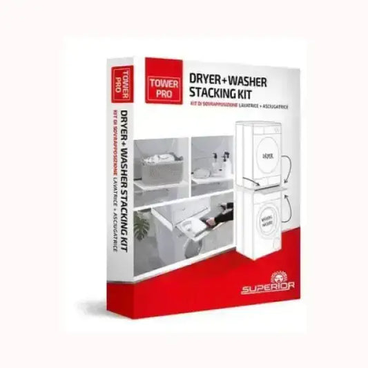 Kit sovrapposizione Superior Electronics per lavatrice e asciugatrice per risparmio spazio