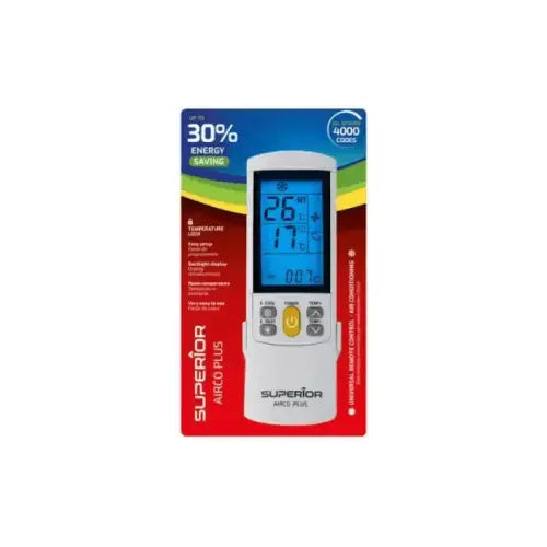 Superior Telecomando Universale Climatizzatori AirCo Plus illuminato - Accessori elettrodomestici - TecnoRoyal
