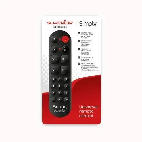 Superior Telecomando Universale Simply Numeric Accessori TV