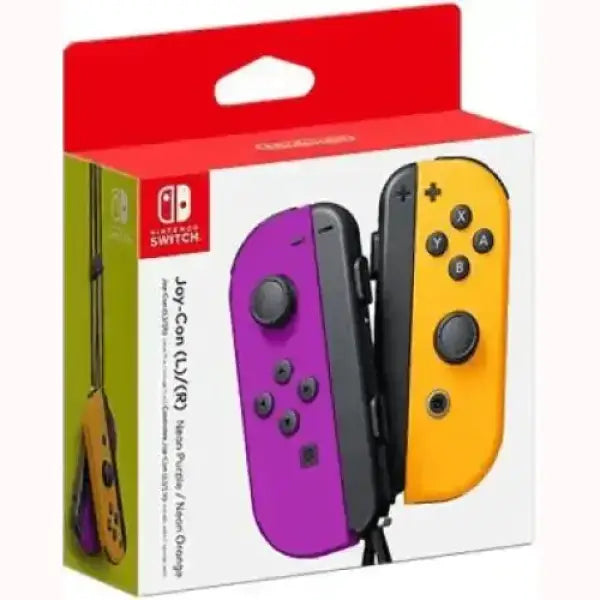Switch Joy-Con Coppia Controller Viola Neon / Arancione Neon Accessori giochi