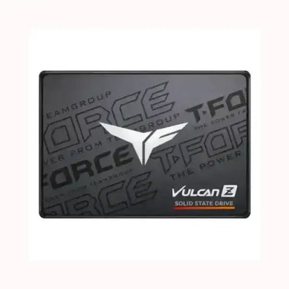 Disco rigido TEAM GROUP Vulcan Z SSD a stato solido con design nero e logo bianco