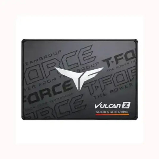 Disco rigido TEAM GROUP Vulcan Z SSD a stato solido con design nero e logo bianco