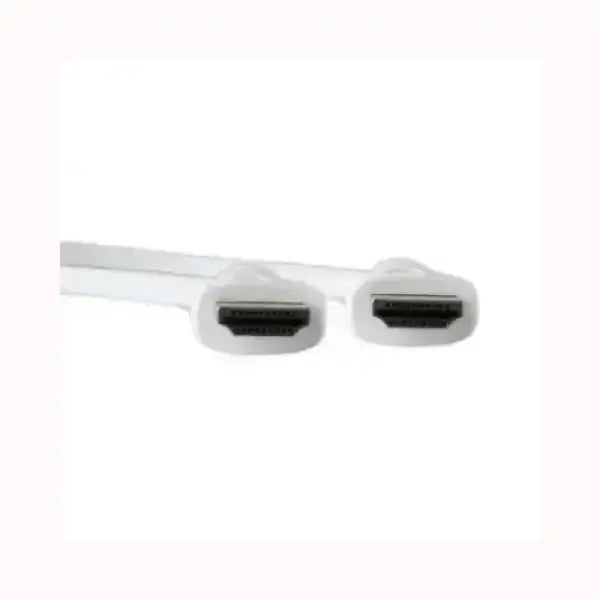 Cavo TV TECHLY bianco con connettori HDMI per collegamento alta definizione