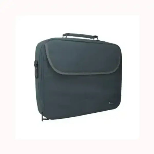 Sacoche pour ordinateur portable TECHMADE noire avec poignée supérieure rembourrée et design compact