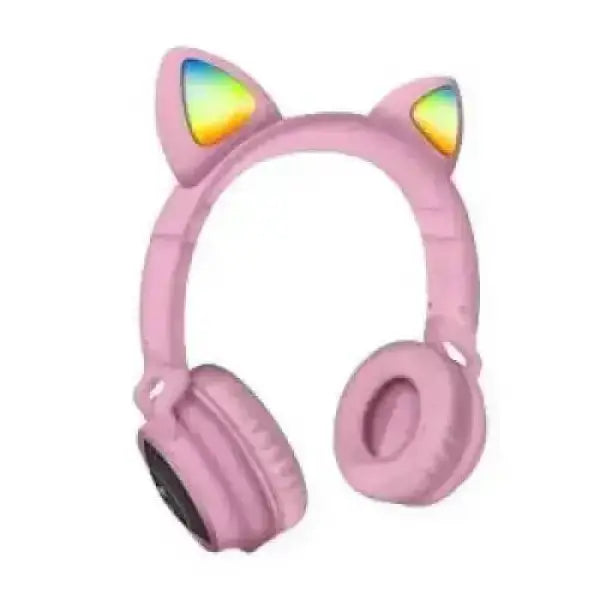 Techmade Cuffie Funny Led BT + Microfono Pink Audio