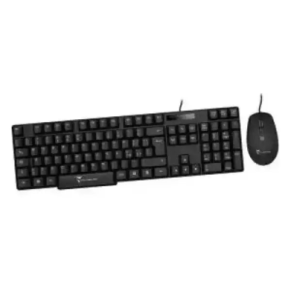 Techmade Kit Tastiera + Mouse Wired Filo Black Accessori informatica