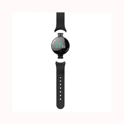 Smartwatch TECHMADE nero con cinturino regolabile e display circolare digitale