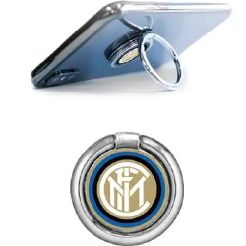 Supporto smartphone Techmade con anello per una presa sicura e logo Inter sul retro