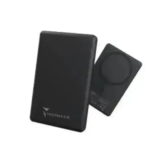 Powerbank Techmade 5000 mAh Slim 7.9 mm sans fil magnétique noir Accessoires pour téléphone