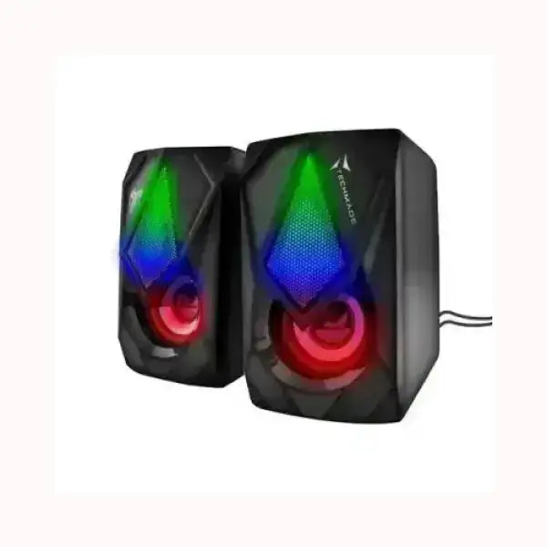 Coppia di casse Techmade con illuminazione a LED colorata e design moderno TECHMADE speaker