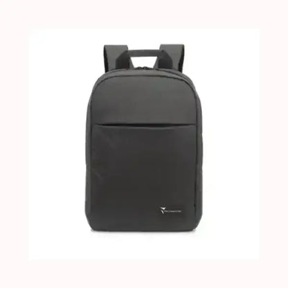 Zaino nero TECHMADE con design minimalista e tasca frontale per uso quotidiano