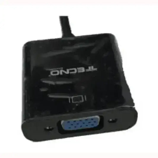 Adattatore cavo TV TECNO nero con porta VGA per connessione video