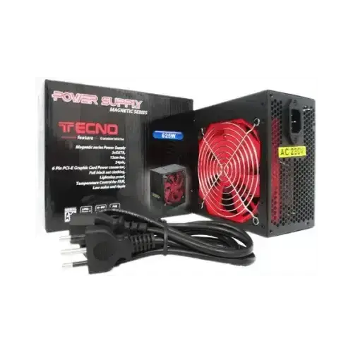TECNO ALIMENTATORE PC ATX 625W BIG FAN 12CM RETAIL Alimentatori PC