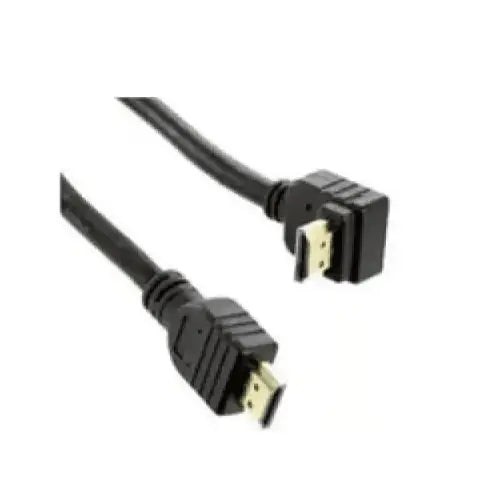TECNO CAVO HDMI 10 METRI TERMINALI ORO CON UNO CURVO SUPPORTA 4K - Cavi TV - TecnoRoyal