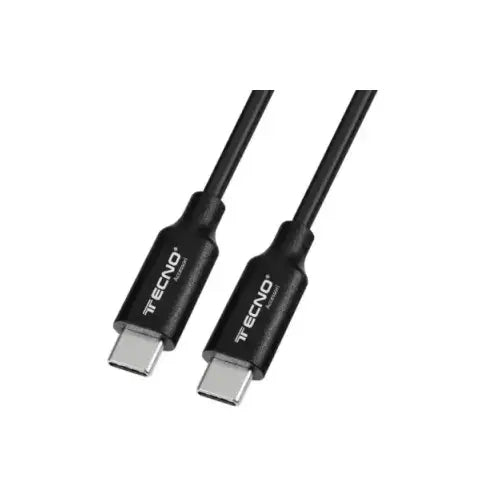 TECNO CAVO TYPE C DATI E CARICAVELOCE 1MT NERO TC-171 - Caricabatterie - TecnoRoyal