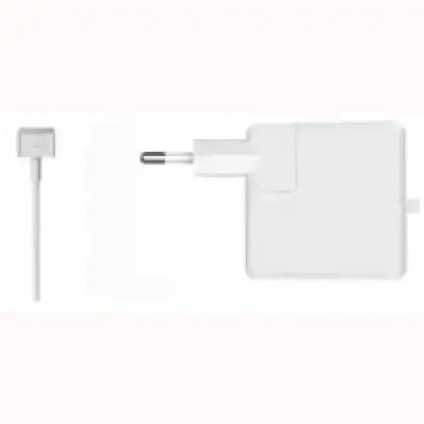 Alimentatore PC TECNO bianco con spina europea e cavo integrato per dispositivi