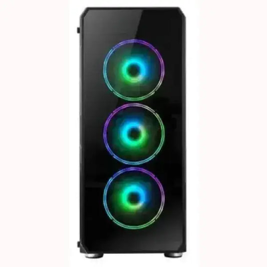 TECNO PC CASE GAMING ARGB LATERALE TRASPARENTE NERO TC-GAME 13 Case