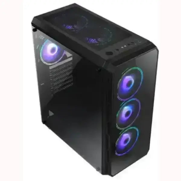 TECNO PC CASE GAMING ARGB LATERALE TRASPARENTE NERO TC-GAME 13 Case
