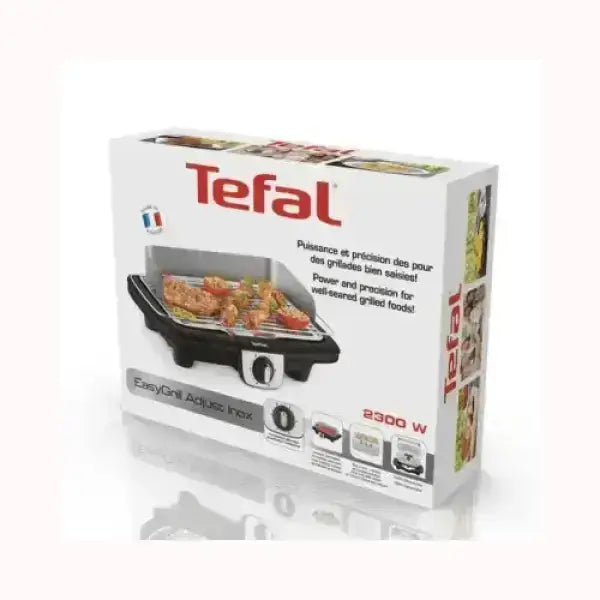 Bistecchiera elettrica TEFAL EasyGrill regolabile 2300W con superficie antiaderente per grigliare carne e verdure