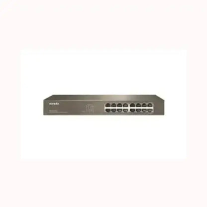 Switch di rete TENDA grigio con 16 porte Ethernet ideale per uffici e connessioni LAN affidabili