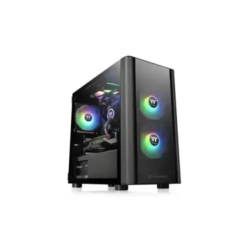 THERMALTAKE PC CASE V150-TG CA-1R1-00S1WN-00 *1VENTOLA NERA INCLUSA - Case - TecnoRoyal