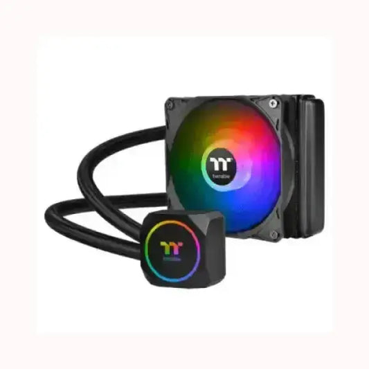 Dissipatore liquido Thermaltake con ventola RGB per raffreddamento PC e accessori informatica
