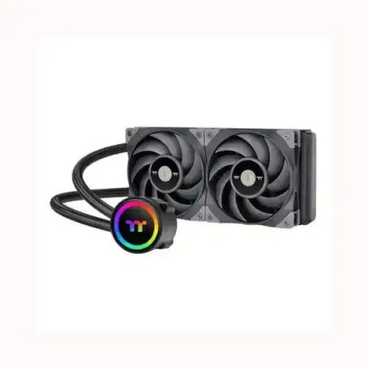 Dissipatore a liquido Thermaltake con doppia ventola e illuminazione RGB per PC gaming