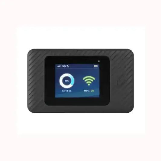 Hotspot portatile Onda nero con display touchscreen batteria integrata router per connessione TIM Wi-Fi 5G e condivisione