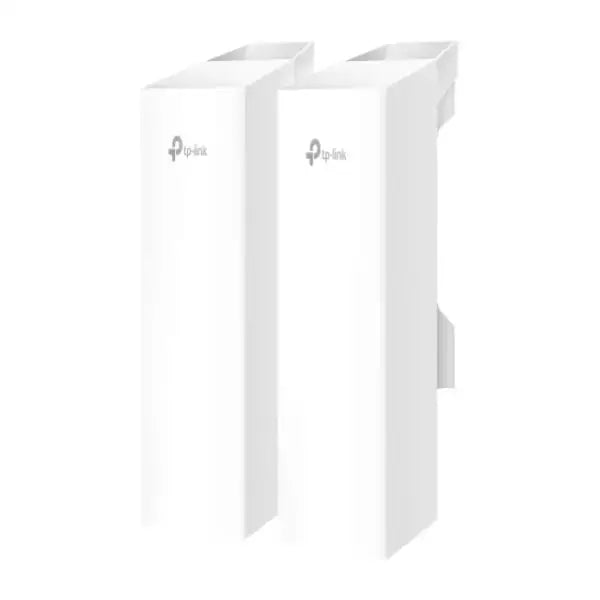 TP-Link Access Point WiFi pack da 2 unita bianche con corpo verticale e staffa per montaggio a parete