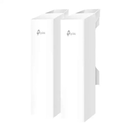 TP-Link Access Point WiFi pack da 2 unita bianche con corpo verticale e staffa per montaggio a parete