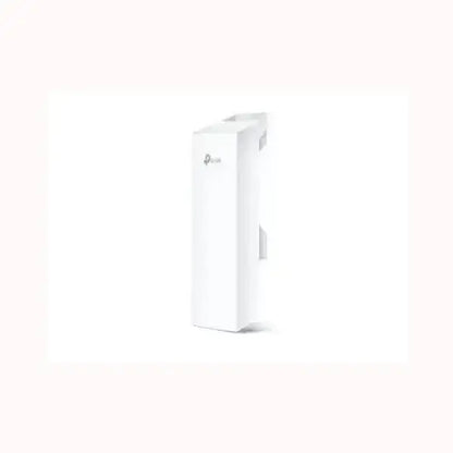 Access point esterno TPLINK bianco verticale con staffa da parete per copertura WiFi a lunga distanza