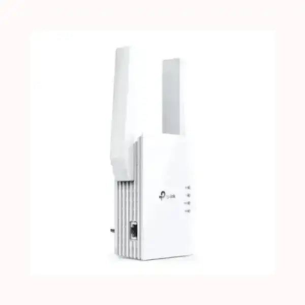 TPLINK range extender WiFi bianco con due antenne esterne LED e porta Ethernet per ampliare la copertura domestica