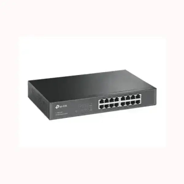 Switch TPLINK 16 porte Ethernet non gestito nero per ufficio e rete domestica con connessioni cablate affidabili