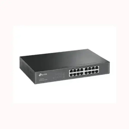 Switch TPLINK 16 porte Ethernet non gestito nero per ufficio e rete domestica con connessioni cablate affidabili