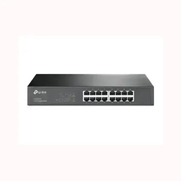 Switch TPLINK 16 porte Ethernet metallico nero unmanaged per rete LAN ufficio e casa