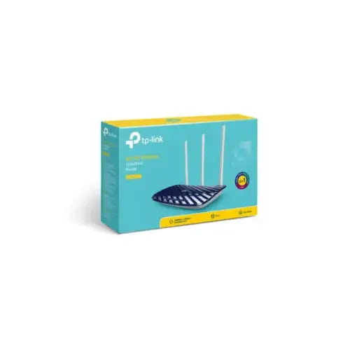 TPLINK ROUTER WIFI+SWITCH 4P DUALBAND 300+433MBPS 3ANT C20 AC750 - Router - TecnoRoyal