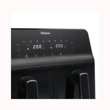 Pannello di controllo digitale nero di tristar friggitrice con display tempreatura e timer