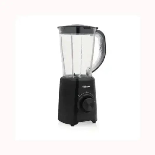 Frullatore nero TRISTAR con base compatta e controllo manuale per uso domestico