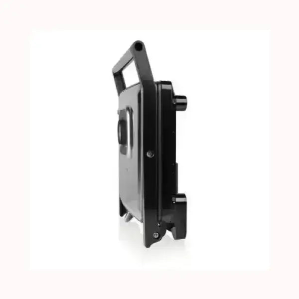 Bistecchiere TRISTAR nero con manico ergonomico e design compatto verticale