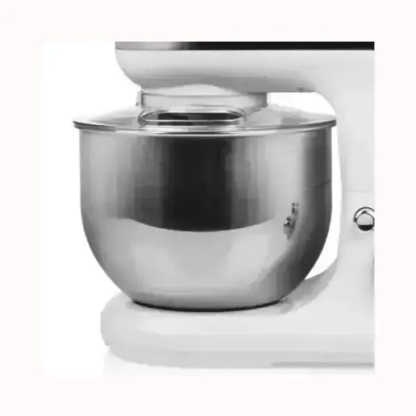 Impastatrice TRISTAR bianca con ciotola in acciaio inox per preparazioni da cucina
