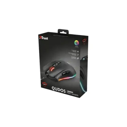 TRUST MOUSE GAMING OTTICO GXT900 QUDOS RGB MOUSE USB 15000DPI 23400 - Mouse - TecnoRoyal