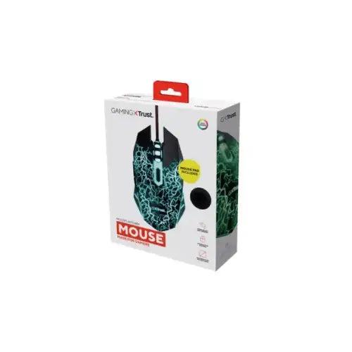 TRUST MOUSE GAMING OTTICO LED MULTICOLR USB CON PAD 24752 - Mouse - TecnoRoyal