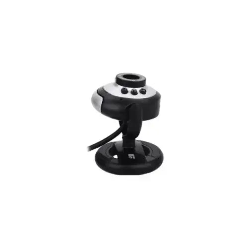 WEBCAM HD 640x480 CON MICROFONOE LUCE LED USB2.0 NERO cod.33861 - Webcam - TecnoRoyal