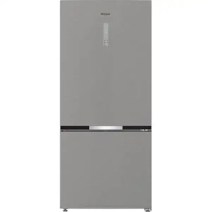 Frigorifero Whirlpool a due porte in acciaio inox con controllo digitale integrato