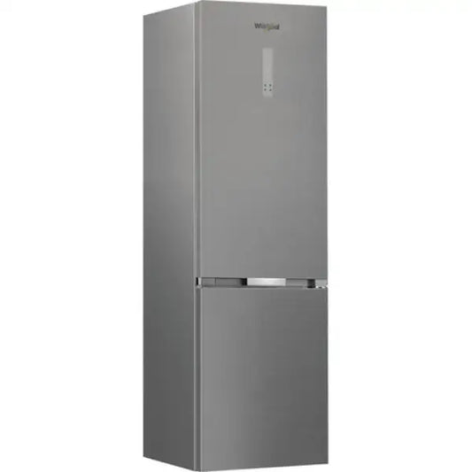 Frigorifero Whirlpool in acciaio inox con doppia porta e design moderno ed elegante