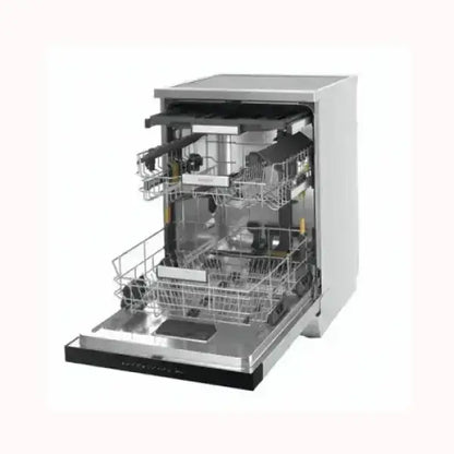 Lavastoviglie WHIRLPOOL bianca con cesti estraibili e pannello di controllo frontale